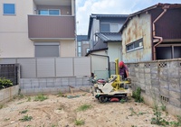 地盤調査時の写真